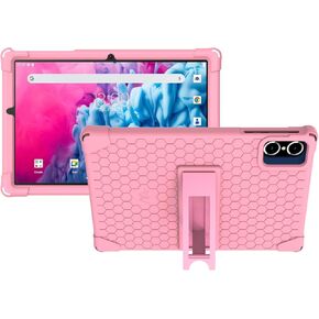 (for VORTEX BTAB10) Transwon Kids Case Cover for Vortex BTAB10 Tablet 10.1 Inch, Cover para Tablet VORTEX BTAB10 - Pink