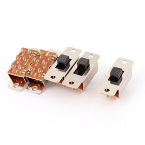 uxcell 5pcs PCB DIY DPDT 3 Position Mini Slide Switch AC 250V 3A 125V 6A