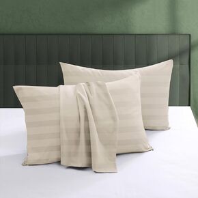 100% Egyptian Cotton Zippered Toddler Pillowcases Set of 2, 600 Thread Count Small Pillow Cases, Super Soft and Breathable Travel Kids Nursery Pillow Protector, 13x18 Inches (Dark Grey)