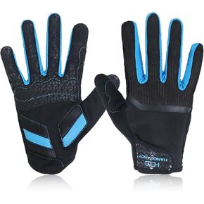 HANDLANDY Padded Baseball Batting Gloves for Men Adult, Grip Breathable Softball Batting Gloves