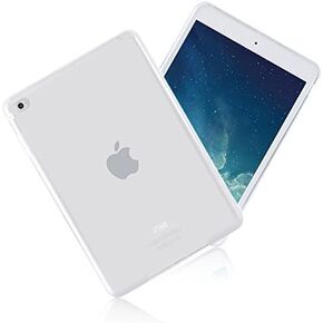 حافظة iCoverCase لجهاز iPad Mini 4، غطاء خلفي من السيليكون فائق النحافة، غطاء حماية من المطاط الهلامي الناعم من مادة TPU لجهاز iPad Mini 4 7.9 بوصة (شفاف)