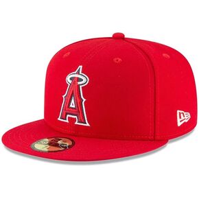 New Era 59FIFTY Los Angeles Angels of Anaheim 2018 Authentic Collection On Field Game Cap 7 7/8
