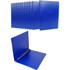 Fiberboard Binder, 8.5 Inch Centers, 3 Inch Capacity, Letter Size, for Pressboard Report Cover,12 per Box (Blue)