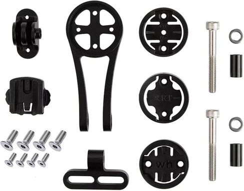 Out Front Adjustable Bike Mount - Garmin Bike Mount for Garmin Edge 130 200 500 510 520 800 810 820 1000 1030, Garmin Mount Compatible with Wahoo Elemnt,Bryton,Cateye & GoPro Full Range Action Cameras in Saudi Arabia