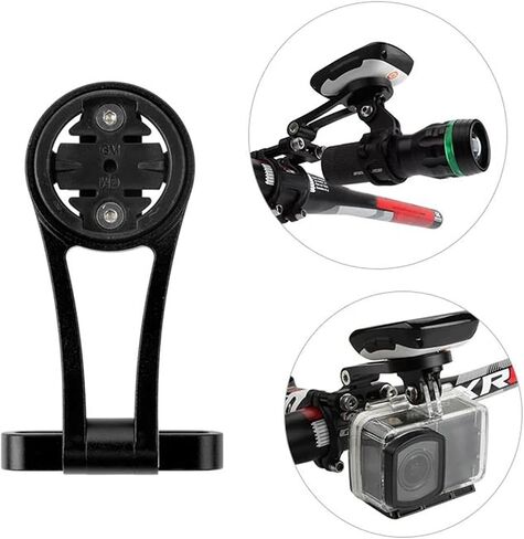 Out Front Adjustable Bike Mount - Garmin Bike Mount for Garmin Edge 130 200 500 510 520 800 810 820 1000 1030, Garmin Mount Compatible with Wahoo Elemnt,Bryton,Cateye & GoPro Full Range Action Cameras in Saudi Arabia
