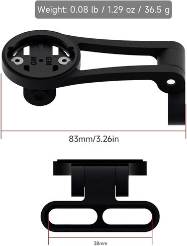 Out Front Adjustable Bike Mount - Garmin Bike Mount for Garmin Edge 130 200 500 510 520 800 810 820 1000 1030, Garmin Mount Compatible with Wahoo Elemnt,Bryton,Cateye & GoPro Full Range Action Cameras in Saudi Arabia