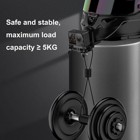 Motorcycle Helmet Chin Clamp Mount Camera Mount for Gopro Hero 12 11 10/ Insta360 X3 / DJI Action 4 in Saudi Arabia