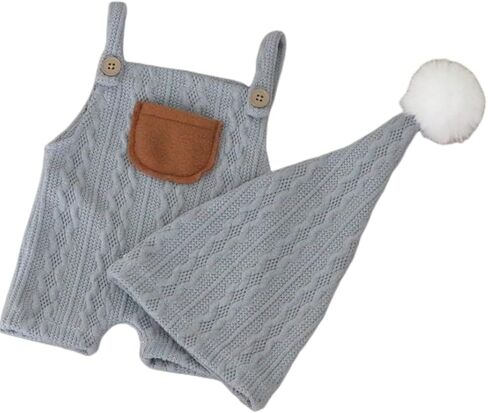 ملابس لحديثي الولادة للتصوير الفوتوغرافي للأطفال الرضع وقبعة وسراويل لحديثي الولادة دعائم للتصوير الفوتوغرافي مجموعة ملابس للأطفال حديثي الولادة in Kuwait