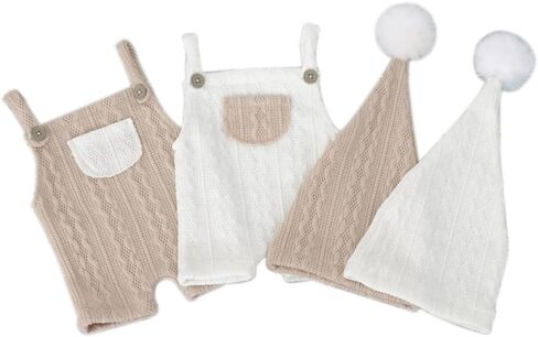 Newborn Photography Outfits Infant Boy Hat Pants Newborn Photography Props Rompers Baby Photoshoot Props Hat Clothes Set in Saudi Arabia
