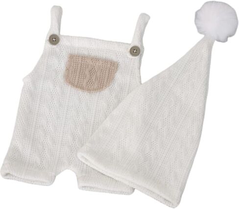 Newborn Photography Outfits Infant Boy Hat Pants Newborn Photography Props Rompers Baby Photoshoot Props Hat Clothes Set in Saudi Arabia