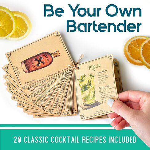 Mixology Cocktail Shaker Set Drink Mixer, 8-Piece Portable Bartender Kit with 24oz Martini Shaker Barware Tool Set, 2 Pourers, Muddler, Jigger, Mixing Spoon, Velvet Bag, Built-in Strainer (Black) in Saudi Arabia