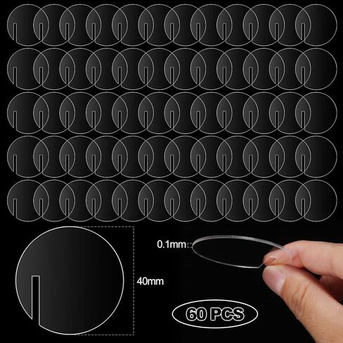 60 Pcs Acrylic Circle Drink Tags, Party Drink Tag Circles, Acrylic Tags Drinks Markers Wine Glass Disc Blank Acrylic Drinking Tags DIY Acrylic Drink Label for Rim of Glass Champagne, Clear in Saudi Arabia