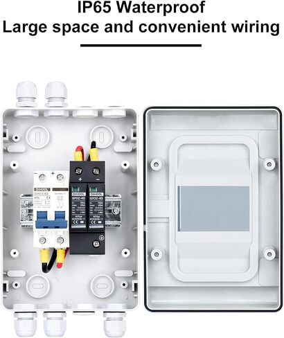 DIHOOL Outdoor Circuit Breaker Box, Solar Isolator Disconnect Switch 40 Amp Breaker DC 500V in Saudi Arabia