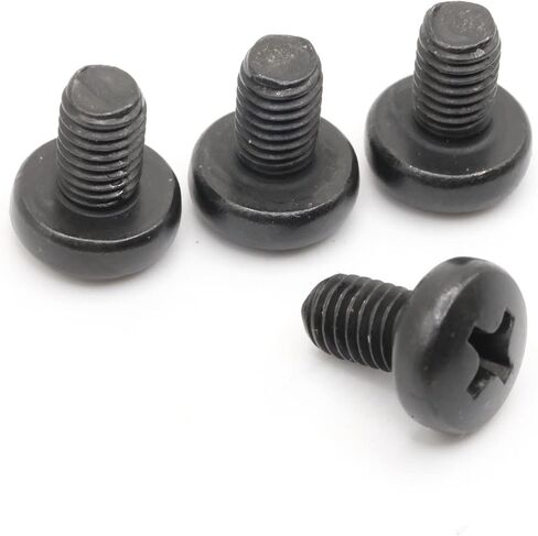 Rear License Plate Screws Compatible with Mini Cooper - M5-0.8 x 8mm - Stainless Steel - Black Oxide (Pack of 4) in Saudi Arabia