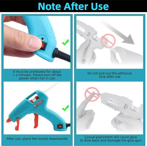 JERBOR ترقية صمغ يسيح بالحرارة بندقية مع 10 قطعة 7 مللي متر عصيان غراء مجموعة ، للمنزل Diy بها بنفسك والسيارة دنت أداة إزالة الصواميل الملحقات in Kuwait