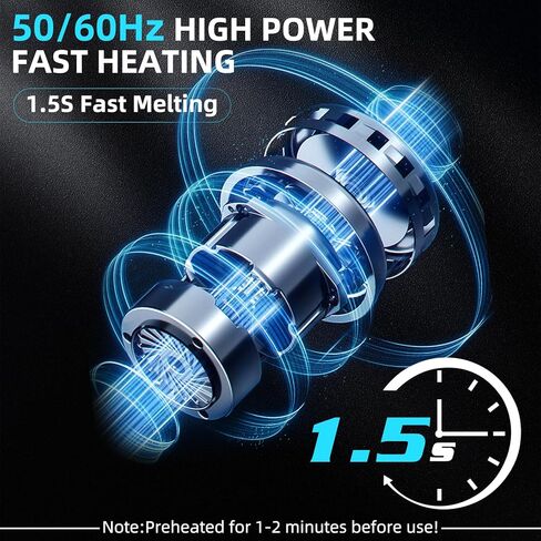 JERBOR ترقية صمغ يسيح بالحرارة بندقية مع 10 قطعة 7 مللي متر عصيان غراء مجموعة ، للمنزل Diy بها بنفسك والسيارة دنت أداة إزالة الصواميل الملحقات in Kuwait