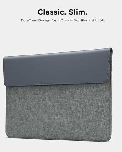 Lenovo 13/14-inch Laptop Sleeve (S100) - Ultra Thin Form-Fitting Case Compatible with Macbook Air, iPad & More – Lightweight Folder Sleeve with Accessories Pocket & Magnetic Closure in Saudi Arabia