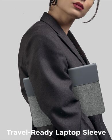 Lenovo 13/14-inch Laptop Sleeve (S100) - Ultra Thin Form-Fitting Case Compatible with Macbook Air, iPad & More – Lightweight Folder Sleeve with Accessories Pocket & Magnetic Closure in Saudi Arabia