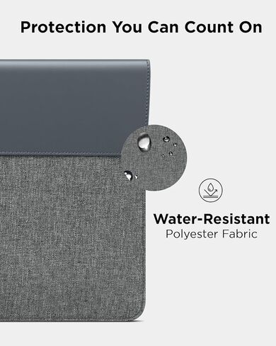 Lenovo 13/14-inch Laptop Sleeve (S100) - Ultra Thin Form-Fitting Case Compatible with Macbook Air, iPad & More – Lightweight Folder Sleeve with Accessories Pocket & Magnetic Closure in Saudi Arabia