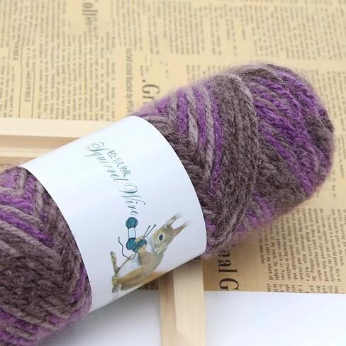 غزل للكروشيه، غزل كروشيه ناعم للحياكة اليدوية وآلة الحياكة، غزل مخملي مرن زغب للكروشيه والحياكة والمشروعات اليدوية، 4 شلات، 75 جم/خصلة، متعدد الألوان in Kuwait