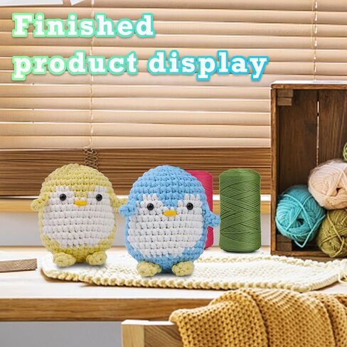 328 ياردة غزل للحياكة، 250 جم/8.81 أونصة غزل كروشيه أخضر فاتح، غزل ناعم للحياكة مع علامات الغرز، إبر حادة مكتنزة سميكة من مزيج القطن والنايلون للمبتدئين في الحياكة in Kuwait