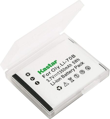 Kastar AC Wall Battery Charger Replacement for Olympus Li-70B Battery, Li-70C Charger, Olympus D-700, D-705, D-710, D-715, D-745, FE-4020, FE-4040, FE-5040, VG-110, VG-120, VG-130 Cameras in Saudi Arabia