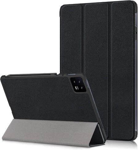 Case for Xiaomi Pad 6 11 inch,Slim Stand Hard Back Shell Protective Smart Cover for Xiaomi Pad 6/Pad 6 Pro 11" 2023 Case with Auto Wake/Sleep Function,Black in Saudi Arabia