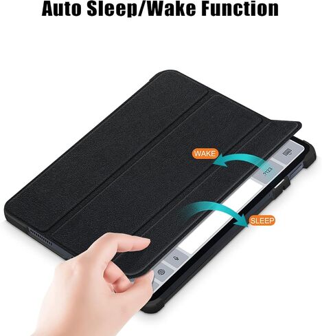 Case for Xiaomi Pad 6 11 inch,Slim Stand Hard Back Shell Protective Smart Cover for Xiaomi Pad 6/Pad 6 Pro 11" 2023 Case with Auto Wake/Sleep Function,Black in Saudi Arabia