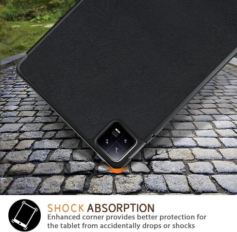 Case for Xiaomi Pad 6 11 inch,Slim Stand Hard Back Shell Protective Smart Cover for Xiaomi Pad 6/Pad 6 Pro 11" 2023 Case with Auto Wake/Sleep Function,Black in Saudi Arabia