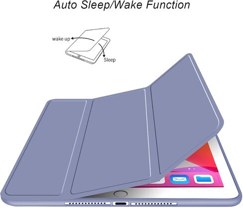 Aoub Case for iPad Mini 1/2/3, Ultra Slim Lightweight Trifold Stand Smart Auto Sleep/Wake Cover, Soft TPU Silicone Back Case for iPad Mini 1st/2nd/3rd Generation 7.9 inch, Gray in Saudi Arabia