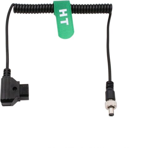 Locking DC Coiled Power Cable V-Mount D-tap for Decimator Converter DMON MD Cross Quad Zaxcom QRX 60cm in Saudi Arabia