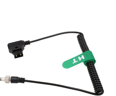 Locking DC Coiled Power Cable V-Mount D-tap for Decimator Converter DMON MD Cross Quad Zaxcom QRX 60cm in Saudi Arabia