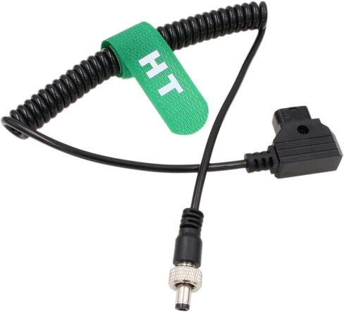 Locking DC Coiled Power Cable V-Mount D-tap for Decimator Converter DMON MD Cross Quad Zaxcom QRX 60cm in Saudi Arabia