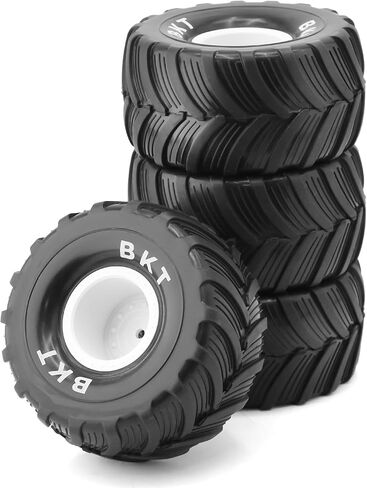 4PCS 1/16 RC Monster Truck Tires 100mm/3.94in RC Buggy Tires 12mm Hex Wheel and Tires Fit for 1/12 1/14 1/16 RC Off Road Monster Truck TRAXXAS E-REVO Tamiya Losi in Saudi Arabia