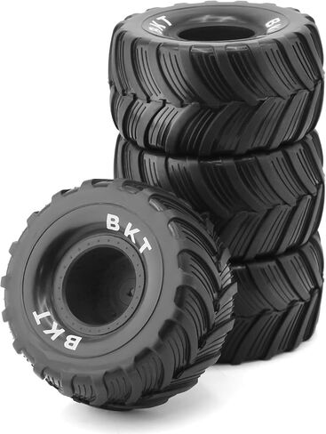 4PCS 1/16 RC Monster Truck Tires 100mm/3.94in RC Buggy Tires 12mm Hex Wheel and Tires Fit for 1/12 1/14 1/16 RC Off Road Monster Truck TRAXXAS E-REVO Tamiya Losi in Saudi Arabia
