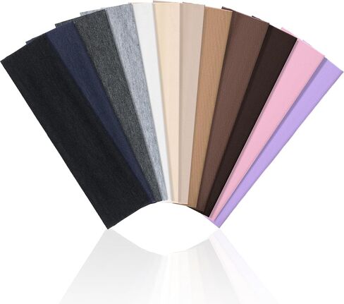12PCS Stretchy Headbands for Women, Fashion Hair/Head Bands for Women's Hair, Absorbed Sport Headband for Daily Life Workout Yoga Running in Saudi Arabia