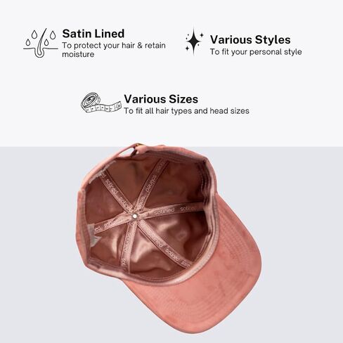 Satin Lined Baseball Cap, Sizes Medium, Large, X-Large in Saudi Arabia
