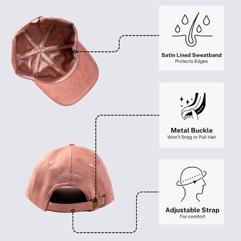 Satin Lined Baseball Cap, Sizes Medium, Large, X-Large in Saudi Arabia