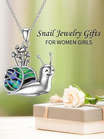 WINNICACA أذن البحر شل قلادة فضة أذن البحر مجوهرات من الصدف للنساء الخفافيش/القط/الحلزون/شبح قلادة هدايا الهالوين للنساء المراهقات in Kuwait