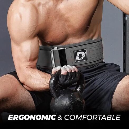 DEFY Self Locking Weight Lifting Belt – Premium Weightlifting Belt for Powerlifting, Bodybuilding, Cross Training & Back Support – Adjustable Workout Belt for Men & Women in Saudi Arabia