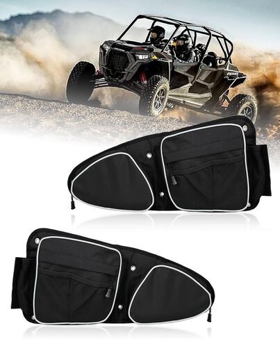 مجموعة أكياس التخزين RZR، 2CPS أكياس الباب الأمامي UTV Cab Pack حقيبة تخزين متوافقة مع Polaris 2014-2023 RZR XP 1000 Turbo S1000 Turbo S 900 60 بوصة واسعة in Kuwait