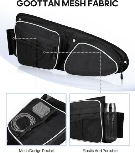 مجموعة أكياس التخزين RZR، 2CPS أكياس الباب الأمامي UTV Cab Pack حقيبة تخزين متوافقة مع Polaris 2014-2023 RZR XP 1000 Turbo S1000 Turbo S 900 60 بوصة واسعة in Kuwait