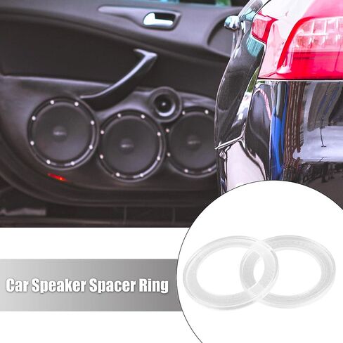 Unifizz 2Pcs Car Speaker Spacer Ring Mounting Spacer Plate Speakers Acrylic 60mm ID Universaly for 2.5 Inch in Saudi Arabia