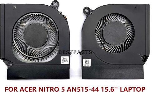 BestParts New CPU+GPU Fan Replacement for ACER Nitro 5 (AN515-44) Gaming Laptop 15.6'', P/N: FML9 DFS531005PL0T, FMAQ DFS5K223052836, 5V Fan in Saudi Arabia