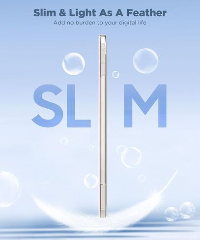حافظة MoKo لجهاز iPad Air 13 بوصة 2024، غطاء خلفي من مادة TPU الناعمة الشفاف لجهاز iPad Air 13 بوصة (M2)، حافظة حماية لجهاز iPad Air نحيفة، تدعم Apple Pencil Pro/2nd/USB-C، وردي فاتح in Saudi Arabia