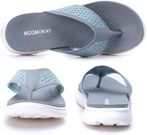MGGMOKAY Women Flip Flops Comfortable Outdoor Sandal Non-Slip Thong Sandals Lightweight in Kuwait