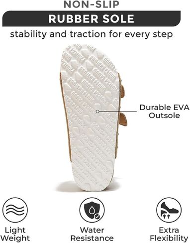 صنادل منصة للنساء، صنادل إسفين من الجلد الطبيعي للنساء 2024، صنادل نسائية مريحة غير قابلة للانزلاق بكعب منصة أحذية نسائية (Oliy) in Kuwait