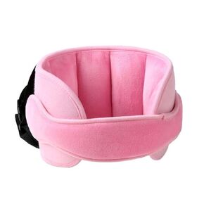 Car Seat Head Support Band, Safety Car Seat Neck Relief, Adjustable Child Car Seat, Infants and Baby Head Support(Pink)