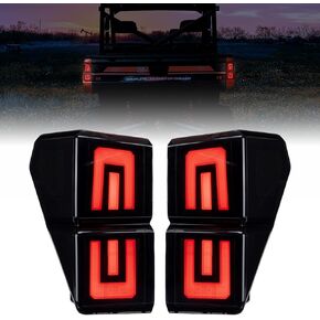 KEMIMOTO 2 PCS Upgraded Tail Lights Compatible with Polaris Ranger 1000 XP/Crew 2018-2024, Brake Flashing Water Resistant LED Light, 1000 XP Accessories Replace OEM 2413766