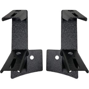 Dual A-Pillar Light Mount Windshield LED Work Light Mounts For 2007-2017 Jeep Wrangler, 1 pair,Black